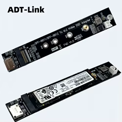 ADT F4D Adaptador OCuLink SFF-8611/8612 a M.2 NVMe PCIe 4.0 x4