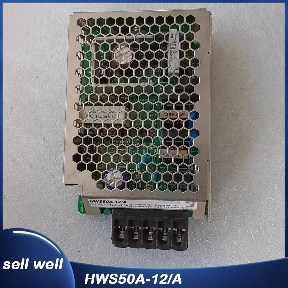 Fuente de alimentación de control industrial 12V 4.3A HWS50A-12/A