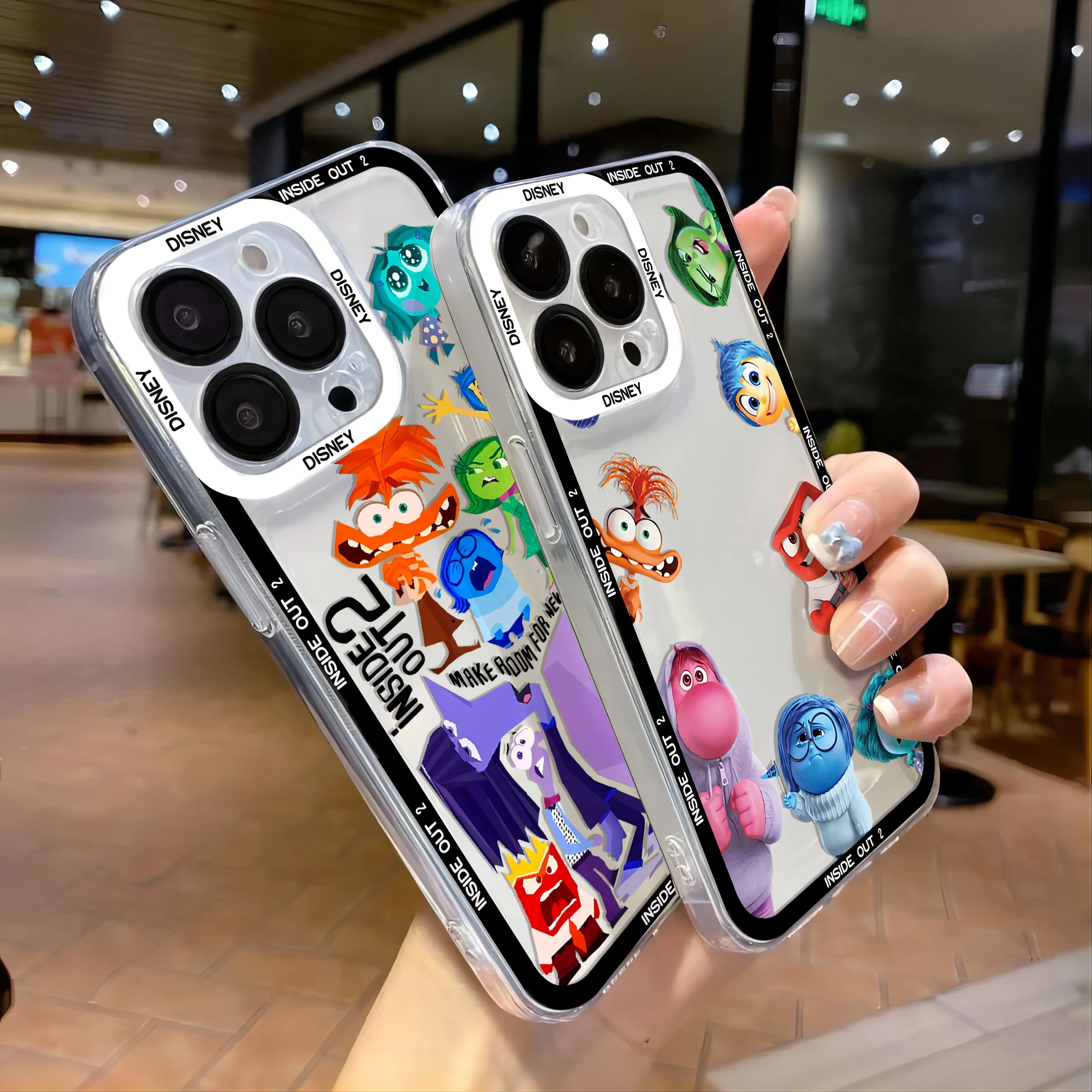 Inside Out 2 nueva funda de teléfono bonita Disneys para Xiaomi Redmi Note 13 12 12C 11 10 10C 13C 10s 9 9s 9A 9T 9C 8 7 Pro Max 4G 5G - imagen 2