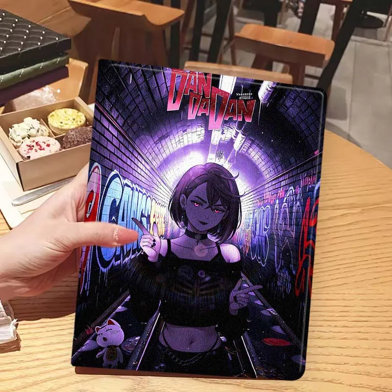 Anime Dandadan Momo para iPad Pro Air Mini 1 2 3 4 5 6 7 7th 8th 9th M2 10,2 9,7 10,5 10,9 11 12,9 13 pulgadas funda para tableta - imagen 5