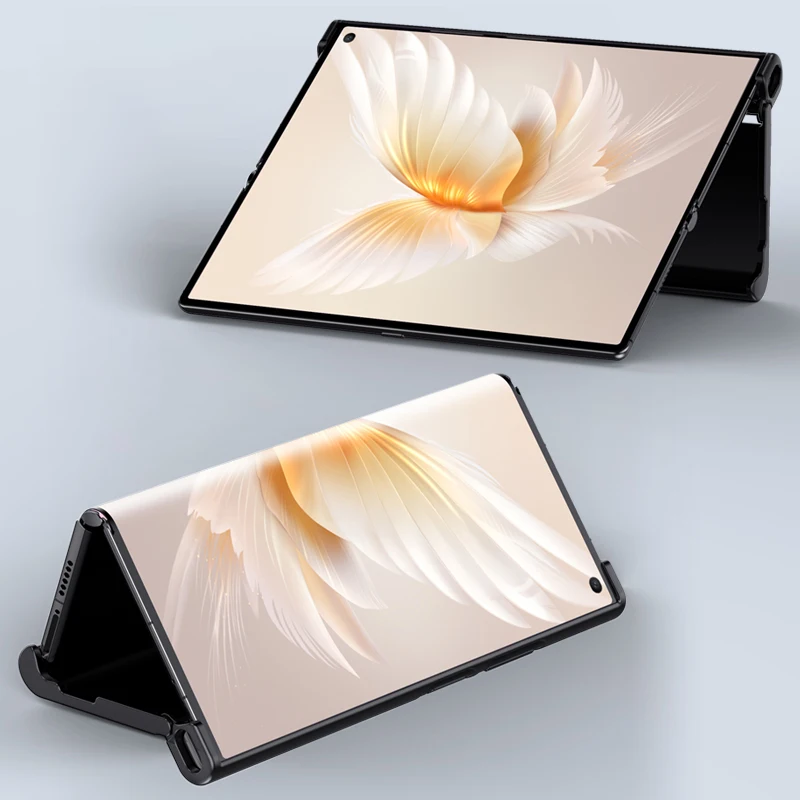 Funda de cuero para teléfono Huawei Honor V Purse, carcasa de lujo de fibra de carbono a prueba de golpes, Marco duro para PC, VCA-AN00 - imagen 4