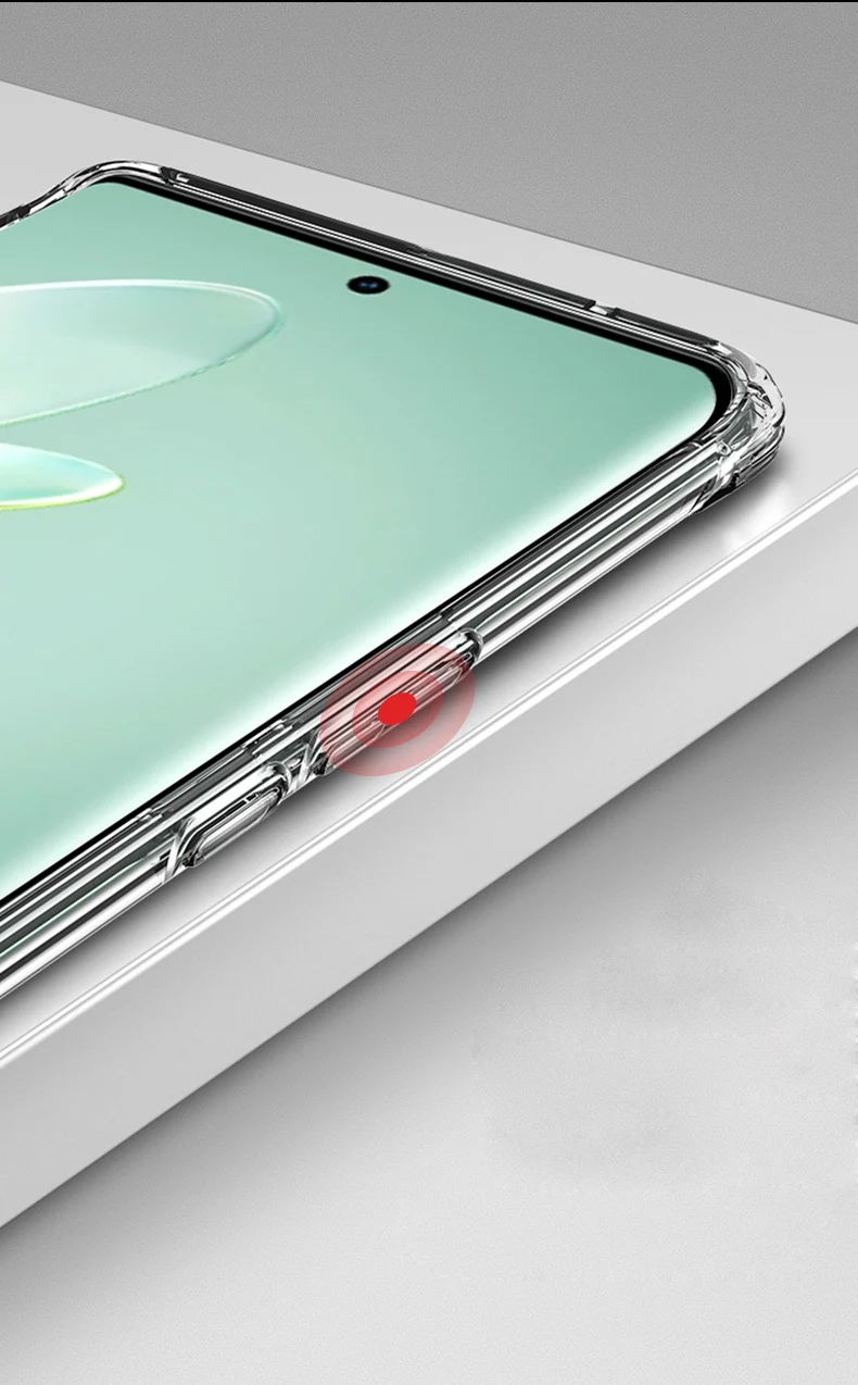 Funda para VIVO V27 Pro, protector de esquina reforzada, suave, TPU, transparente, a prueba de golpes, para VIVO V27E Couqe - imagen 2