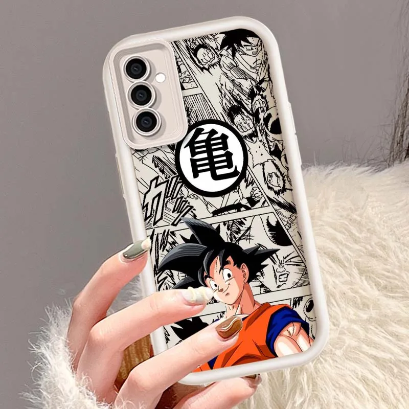 D-Dragon Ball Saiyans Anime para Samsung A71 A56 A55 A54 A53 A51 A35 A32 A31 A16 A15 A06 funda de teléfono con escalera ocular - imagen 4