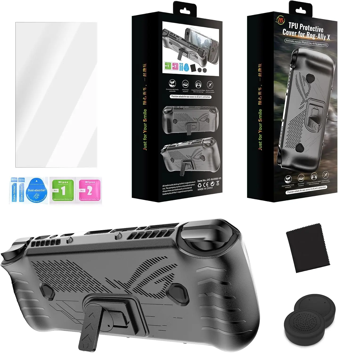 Uniraku Rog Ally X Funda Protectora Completa Exclusiva Rog Ally Silicona Suave