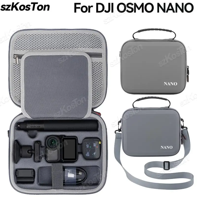 Bolsa de almacenamiento para DJI Osmo NANO, bolsa de protección de hombro para cámara deportiva, bolso de prevención de viaje portátil, caja de accesorios NANO - imagen 2