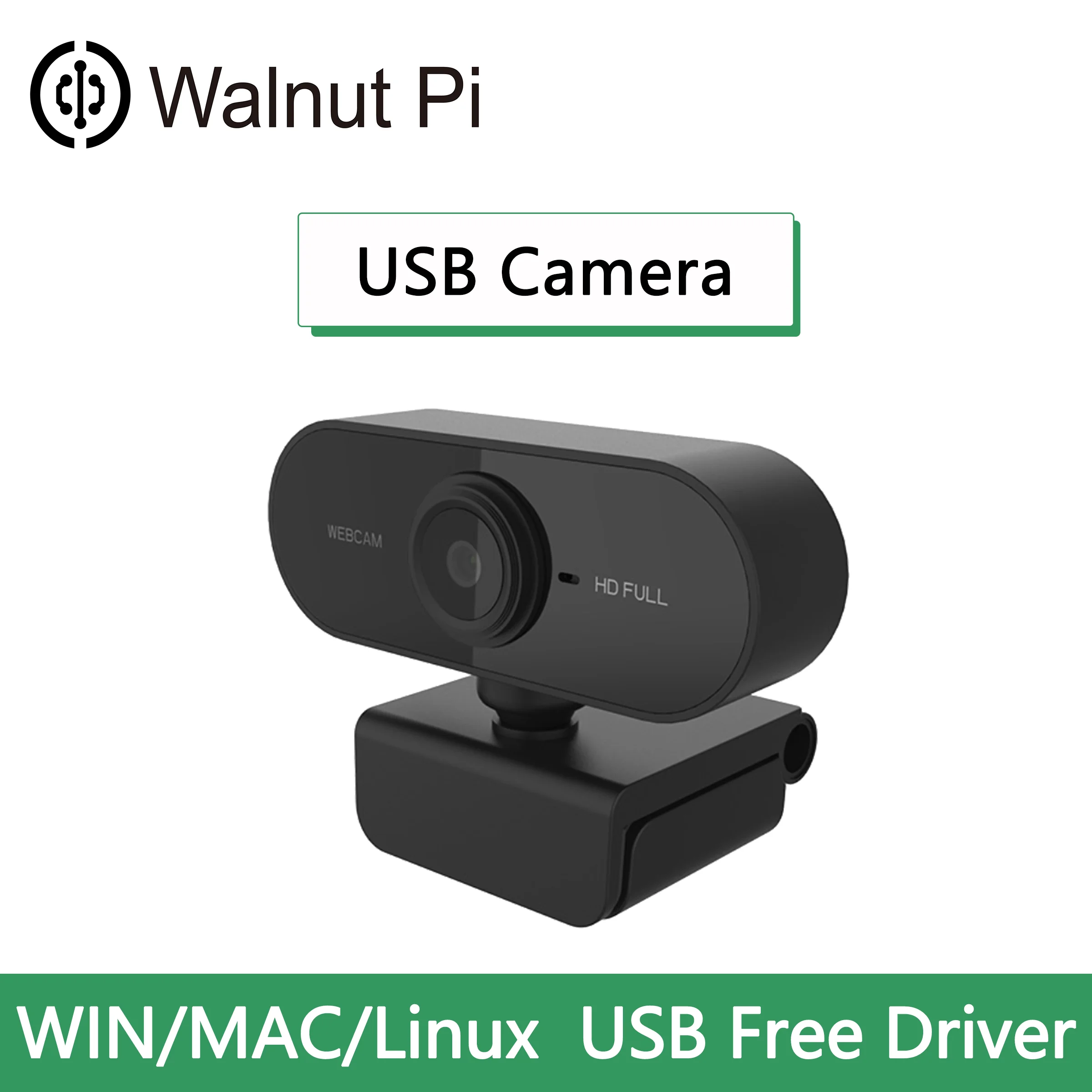 WalnutPi Walnut 1B Raspberry Pi 4B Nvidia Jetson Nano USB Cámara HD sin controlador