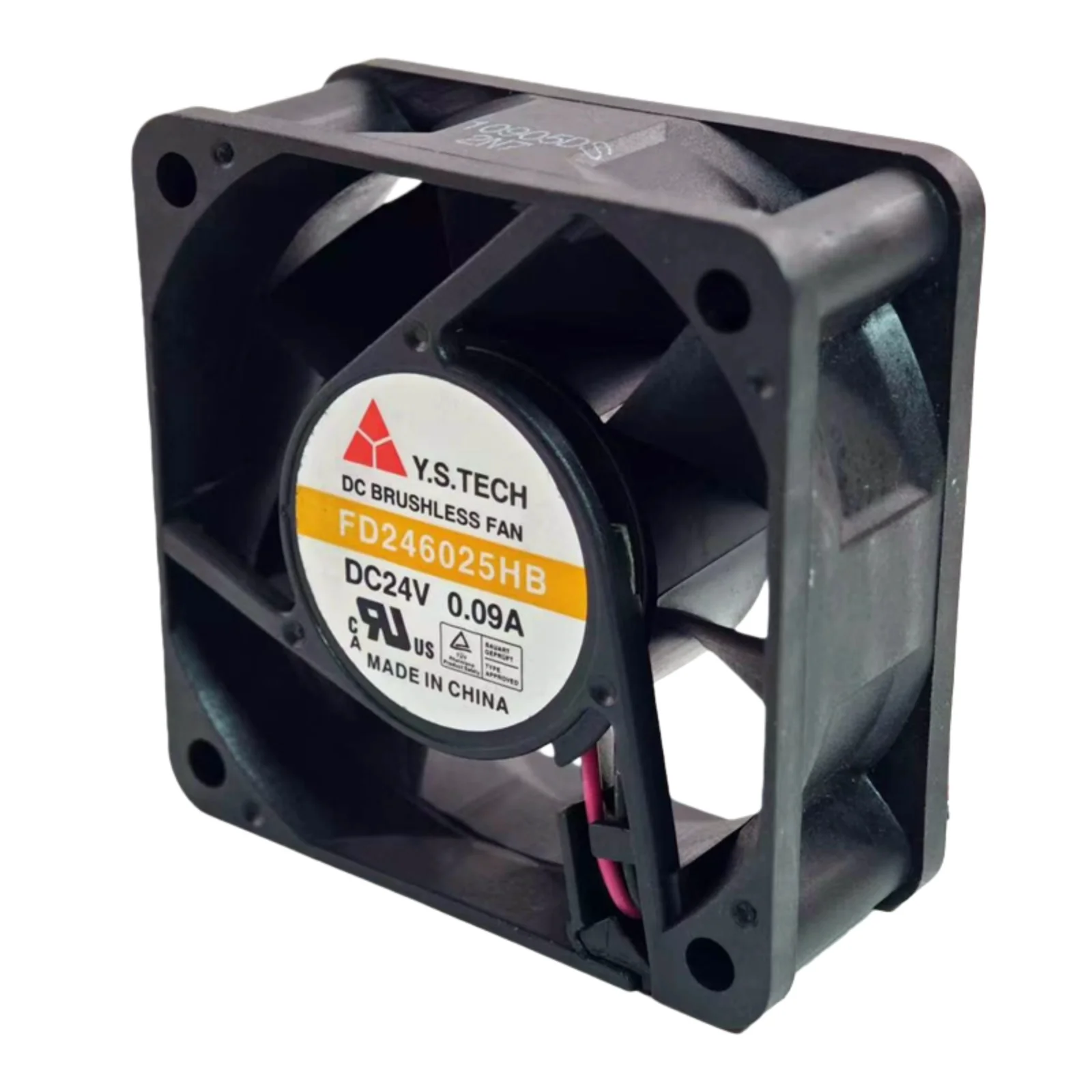 FD246025HB Original 60x60x25mm DC24V ventilador de refrigeración 6025 0.09A 4300RPM 25,4CFM 28dBA bajo ruido baja potencia para gabinete electrónico