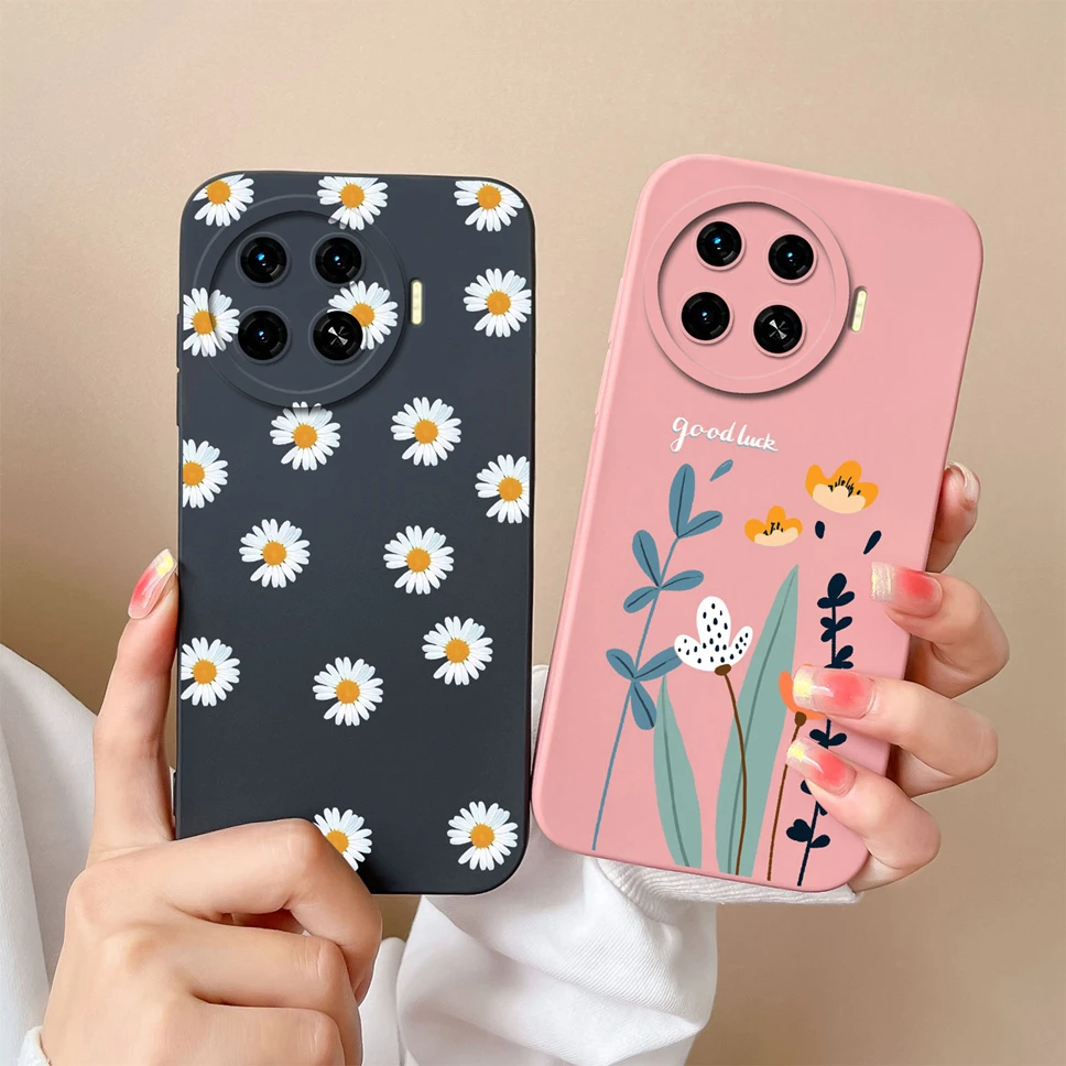 Funda de silicona líquida para teléfono Tecno Spark 20 Pro Plus 4G, cubierta cuadrada de dinosaurio de dibujos animados, 4G - imagen 2