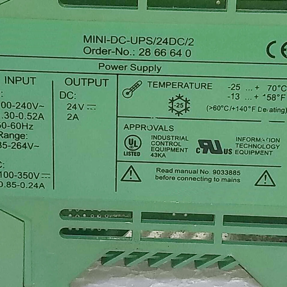 Para Fénix 2866640 MINI-DC-UPS/24DC/2 MINI DC-UPS Fuente de alimentación ininterrumpida - imagen 4