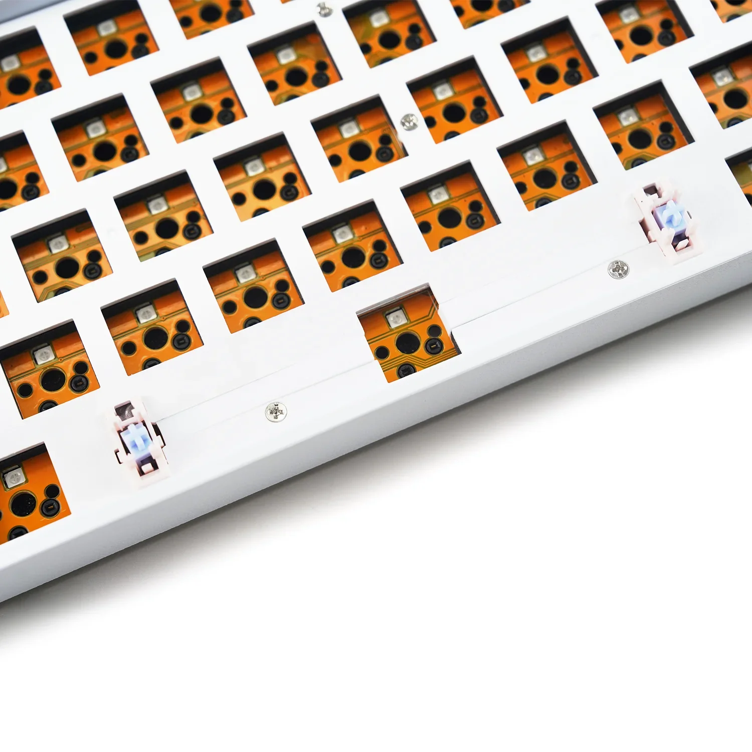 Kit de teclado mecánico personalizado HW61/Ultra60, ISO 60%, inalámbrico, RGB, Bluetooth, DIY, Teclado mecánico para juegos, 61 teclas - imagen 5