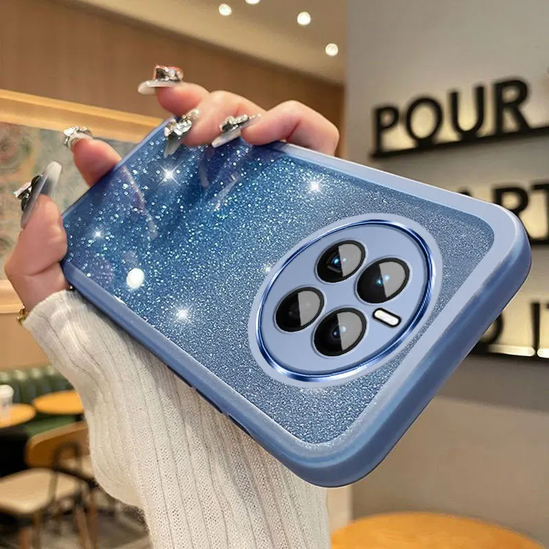 Realme 12 Pro + funda, funda de teléfono con protección de lente brillante de lujo para OPPO Realme 12 pro plus 12X Reno11 F A59 5G funda Realme12 pro