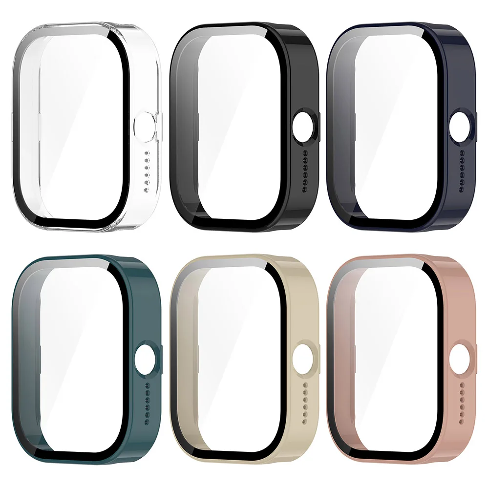 Funda protectora con funda protectora de vidrio templado, carcasa protectora de pantalla antiarañazos para CMF de Nothing Watch Pro, accesorios