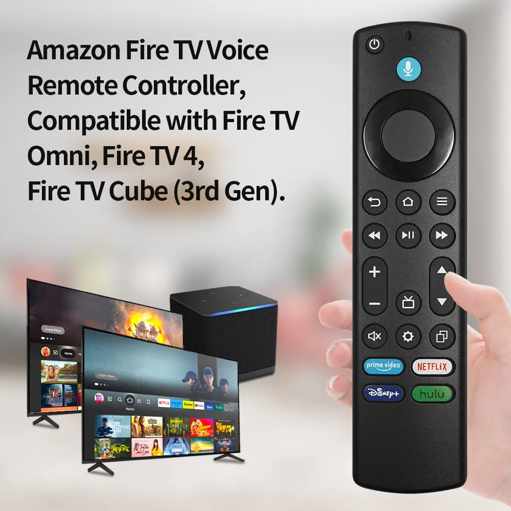 Control remoto de repuesto para Fire TV, Control remoto de voz de 4. ª generación, utilizado para Fire TV serie Omni o Fire TV serie 4, Smart TV - imagen 2