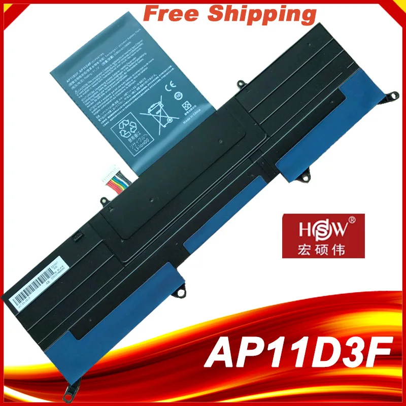 SeagullStar batería de portátil para ACER Aspire S3 S3-951 S3-951-2464G24iss S3-951-6464 S3-951-6646 batería de ordenador portátil AP11D3F AP11D4F