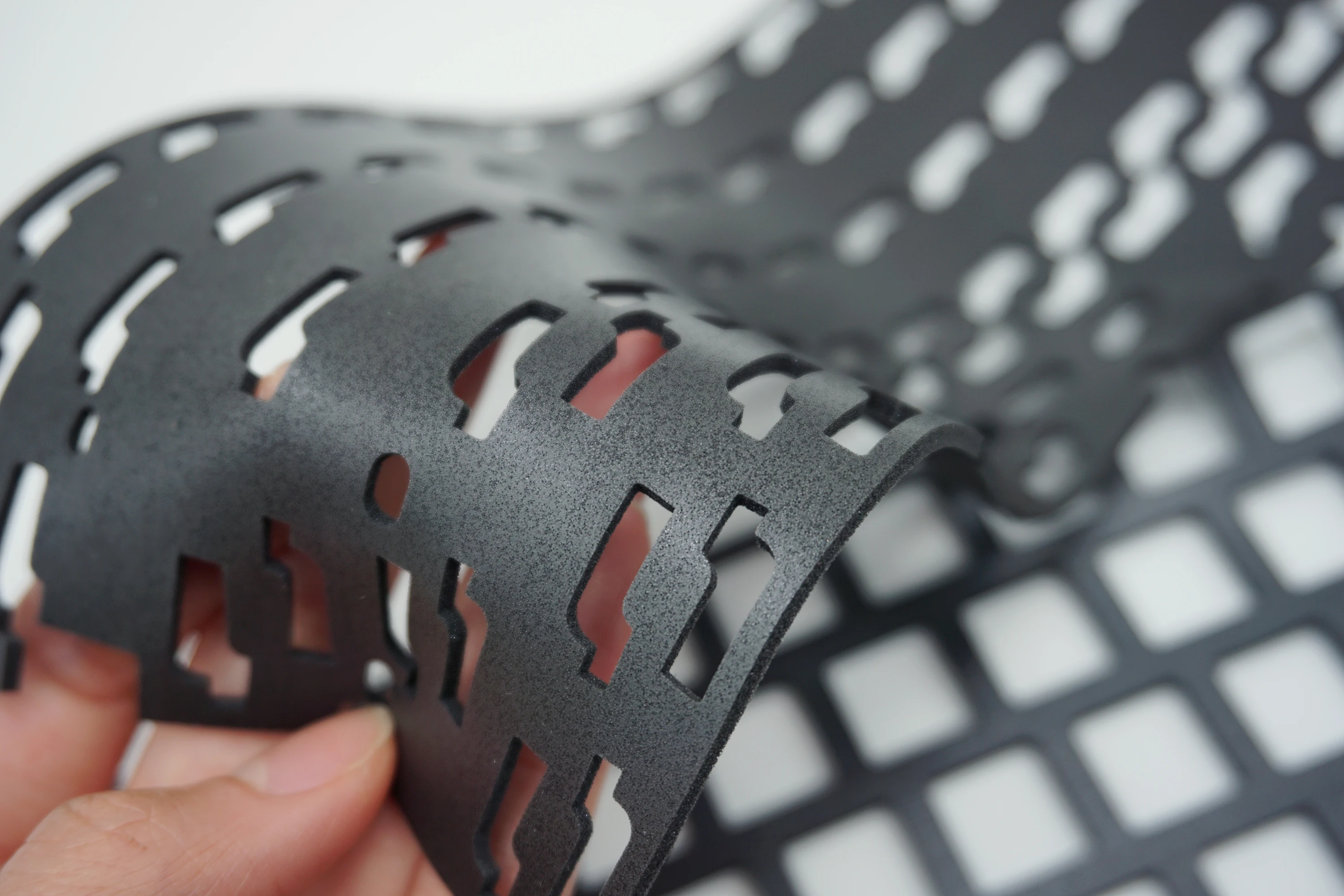 Keebox 60 64 80 Layout Poron Plate Foams Switches Sheet Bottom Foam Keyboard Typing Sound Silence Foam Neo80 Tiger80 Wooting60 - imagen 4