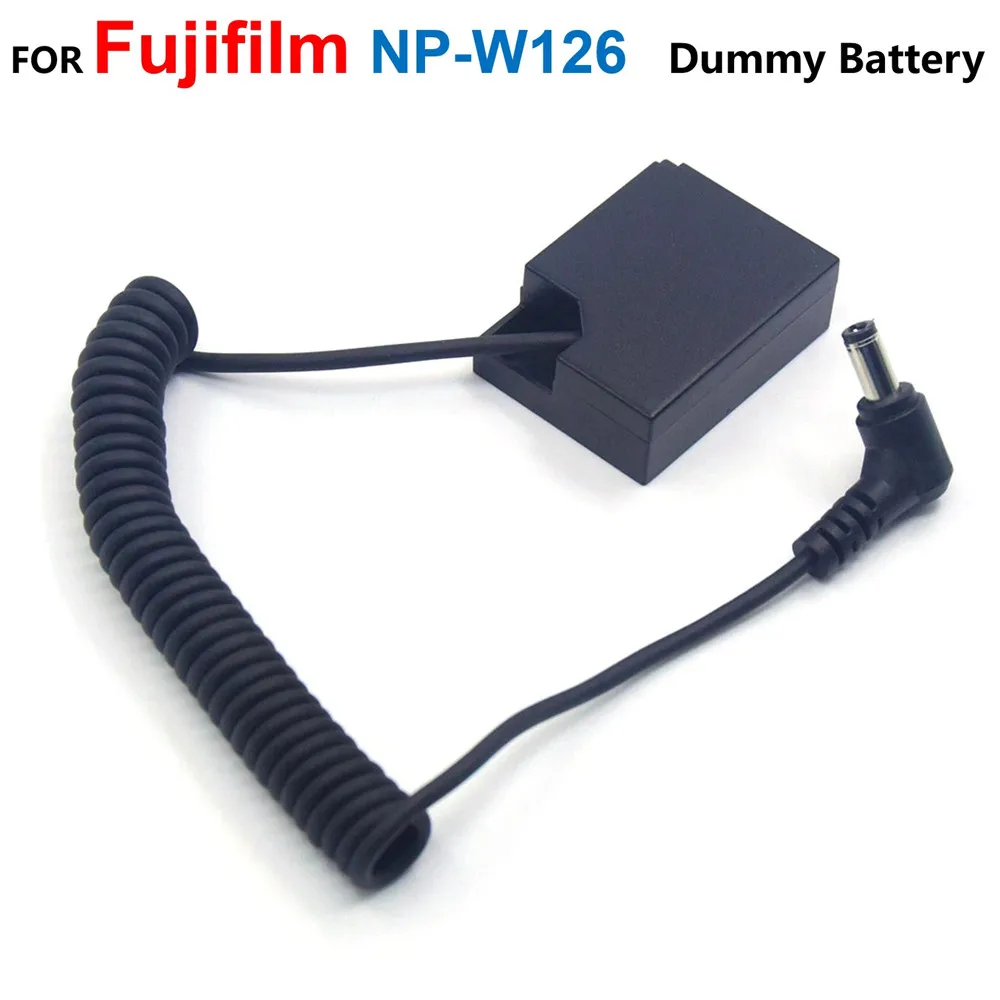 CP-W126 NP W126 Cable de resorte de batería simulada ​ Adaptador para Fujifilm HS50EXR XA20 XT200 X-Pro1 Pro2 Pro3 XT20 XT30 X-M1 X-A2 XT1 XT3