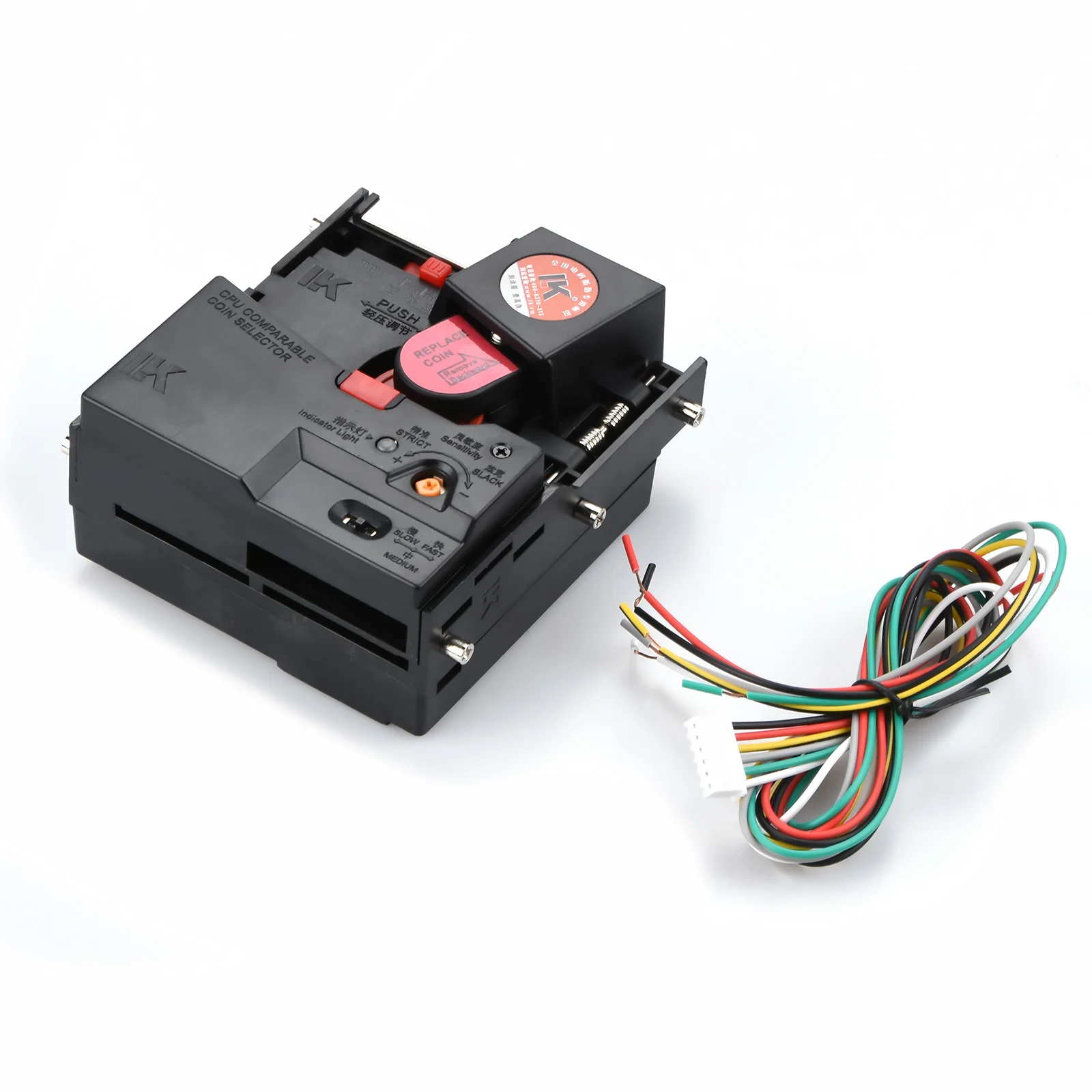 LK-800A + Operador de monedas, Selector de monedas Comparable con CPU, aceptador de Token Arcade para mecanismo, accesorios para máquinas expendedoras - imagen 3