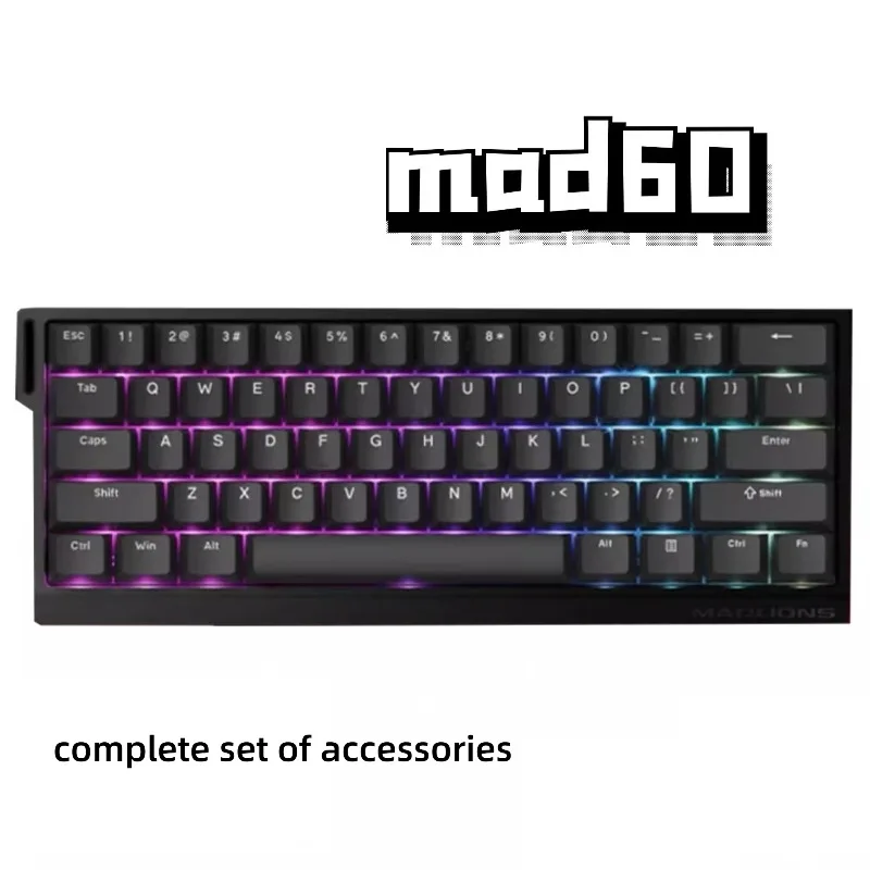 Paquete de sonido MAD60 personalizado PORON Sandwich espuma inferior IXPE almohadilla de interruptor Kit de sonido para accesorios de teclado para juegos