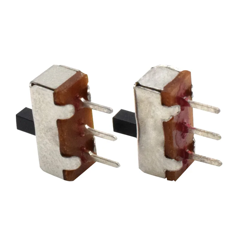 Interruptor abatible de 10 piezas, interruptor deslizante de tres pines y dos velocidades, enchufe SS12D00 vertical, mango de parche, 2/3/4/5/6mm - imagen 4