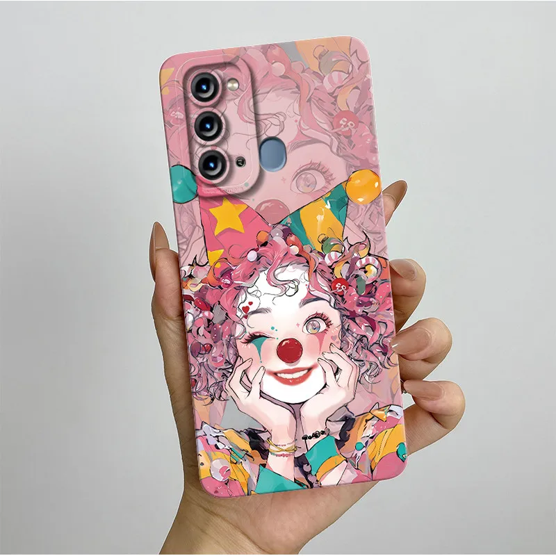 Para Itel S17 S661W funda Itel P38 bonitas flores de mariposa silicona suave TPU funda de teléfono a prueba de golpes para Itel Vision 3 contraportada - imagen 4