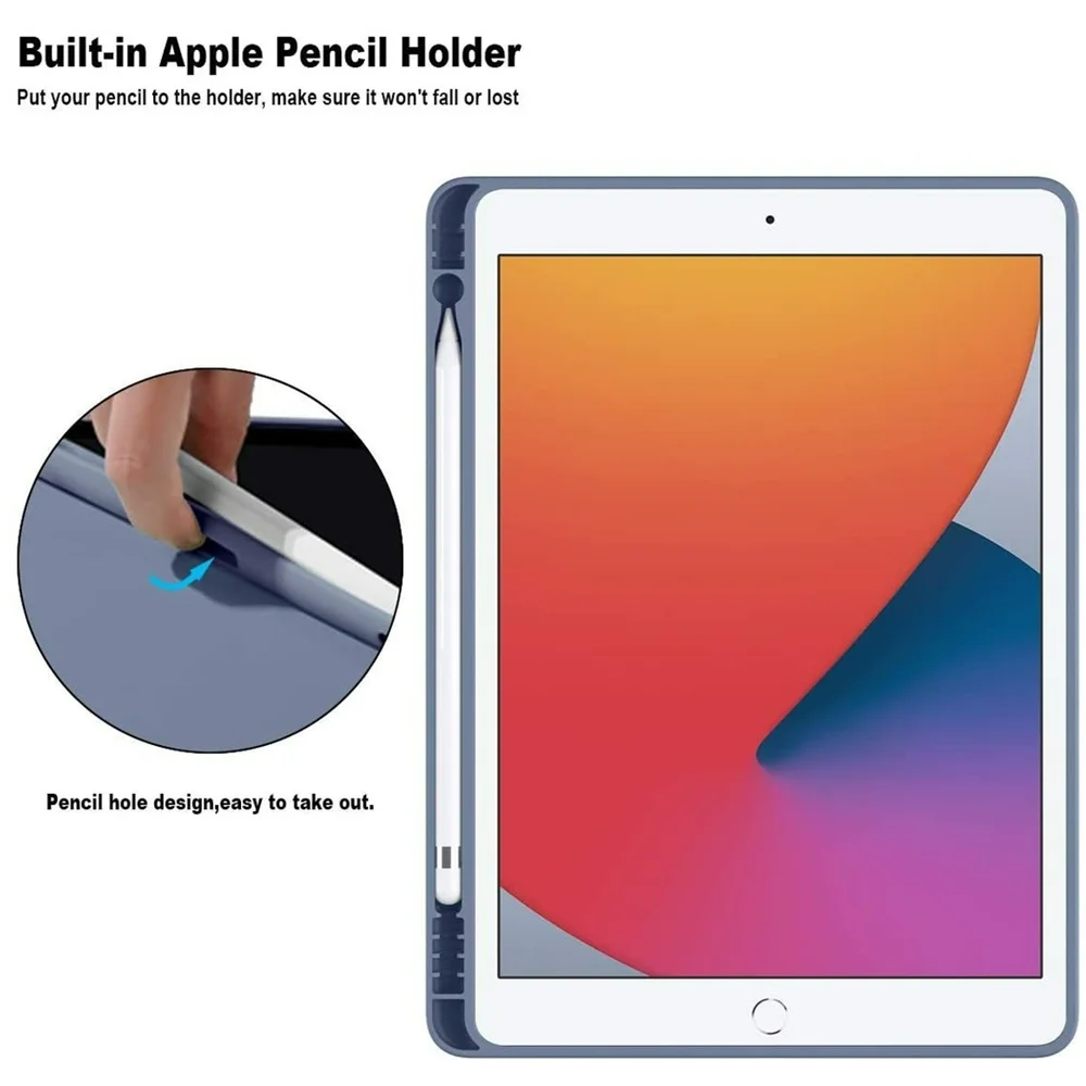 Para iPad air 5 funda 2022 10,9 pulgadas Air 4/3/2 Pro 11 2024 con funda porta lápices 2018 9,7 5th 2021 10,2 6/7/8/9/10th Generación - imagen 5