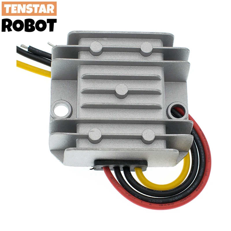 12V/24V a 5V 10A reductor DC convertidor regulador Buck fuente de alimentación impermeable para coche de juguete LED/cámara - imagen 5
