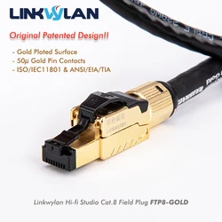 Linkwylan RJ45 Cat8 terminación de campo blindado sin herramientas