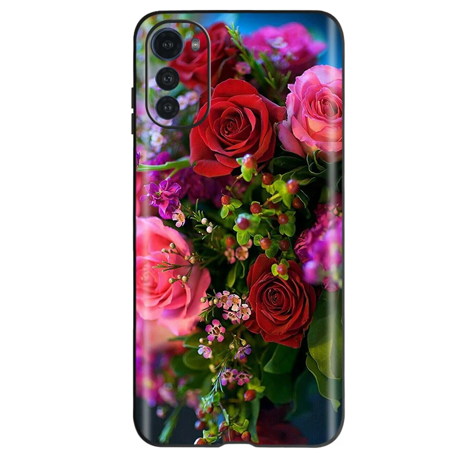 Funda de silicona negra para Motorola Moto E32, Funda trasera de TPU suave y bonita para Motorola Moto E32S, Funda MotoE32 32S 4G 2022 - imagen 3