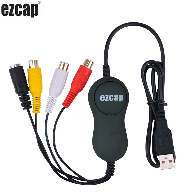 EzCAP 172 1568 actualización a 159 USB 2,0 Audio Video captura Stick CVBS s-tarjeta de grabación de vídeo para V8 Hi8 DVD VHS DVR TV videocámara - imagen 2