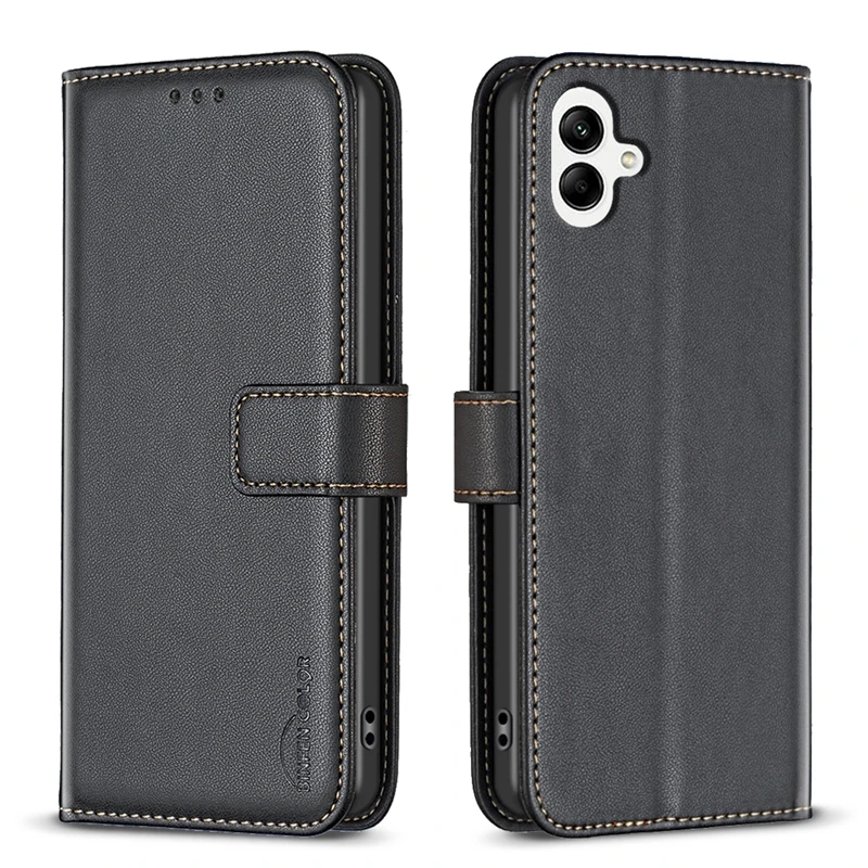 Para Samsung Galaxy A07 funda de teléfono con tapa magnética para Fundas Samsung A 07 A07 4G SM-A075F A075B funda de tarjeta de cuero Coque - imagen 4