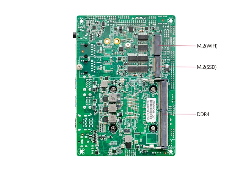 Placa base Industrial de 3,5 pulgadas EPIC Mini Pc placa base Intel 12th I5 1235U 2 HD LVDS RJ45 LAN 6 RS232 COM Linux Win10 11 - imagen 4