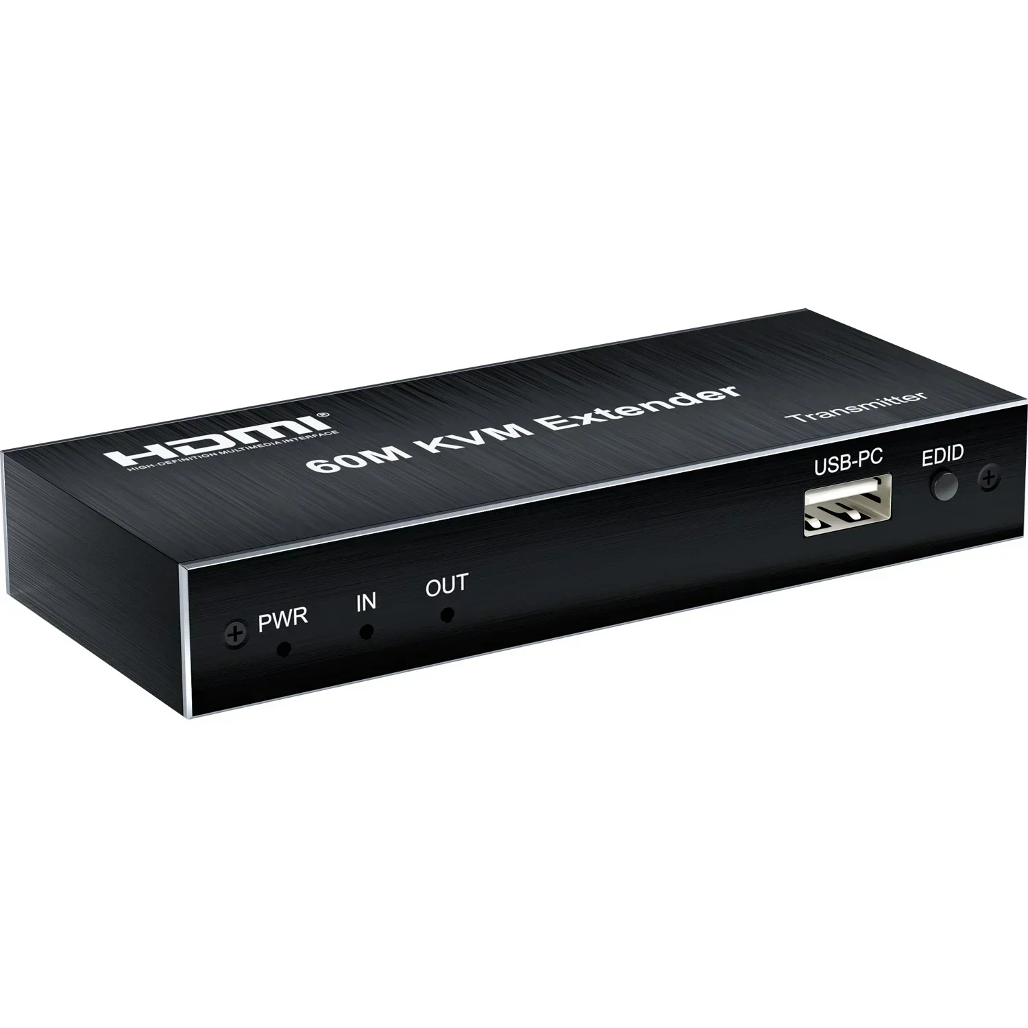 Extensor HDMI KVM de 60M sobre Cable Cat5e Cat6, extensor HDMI Ethernet, transmisor de vídeo, receptor, convertidor, compatible con teclado y ratón - imagen 4