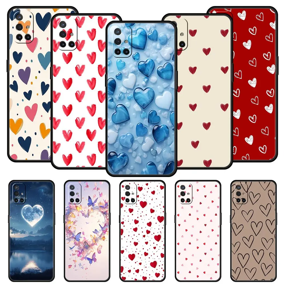Funda de teléfono Love Heart para OnePlus 15 13 12 11 10 9 8 13T 10T 7T Pro 13R 12R 9RT 8T Nord 4 N200 2T CE 2 3 5G Lite