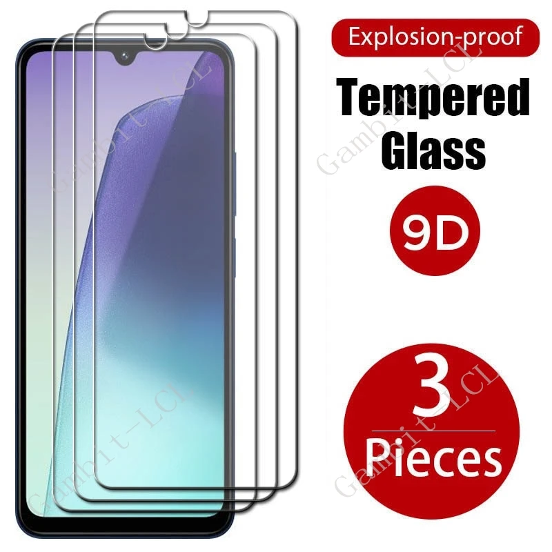 3 uds HD Original para Xiaomi Redmi 14C Protector de vidrio templado en Redmi14C 14R Redmi14R 6,88 "película protectora de pantalla