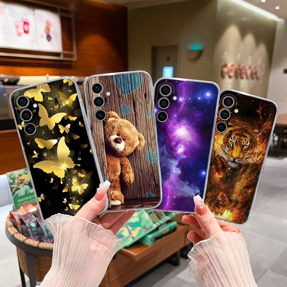 Para Samsung S23 FE Plus Ultra funda de teléfono suave transparente TPU silicona anticaída contraportada para Samsung Galaxy S 23 S23FE S23Plus Capa - imagen 4