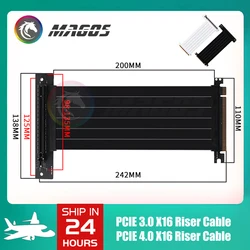 Cable Riser PCIe 3.0/4.0 Full Speed – Extensión Tarjeta Gráfica