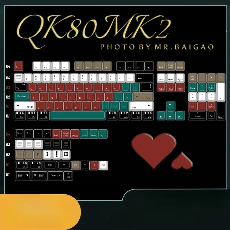 Tapa de teclado de tema Retro, PBT, personalizada, brillo de espejo, perfil ZDA, tapa de tecla de juego para teclado mecánico 75/80/98 - imagen 5