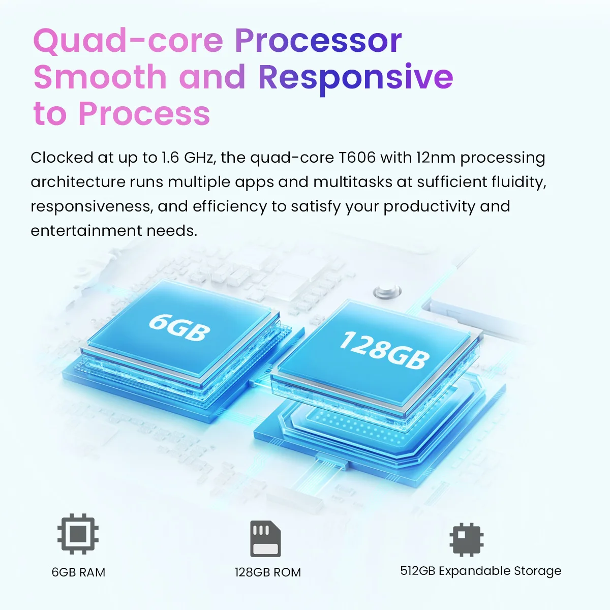 Blackview-teléfono inteligente A52 Pro, Smartphone con Android 13, 6,5 pulgadas, 6GB, 128GB, ocho núcleos, 5180mAh, cámara trasera de 13MP, 4G Dual - imagen 4