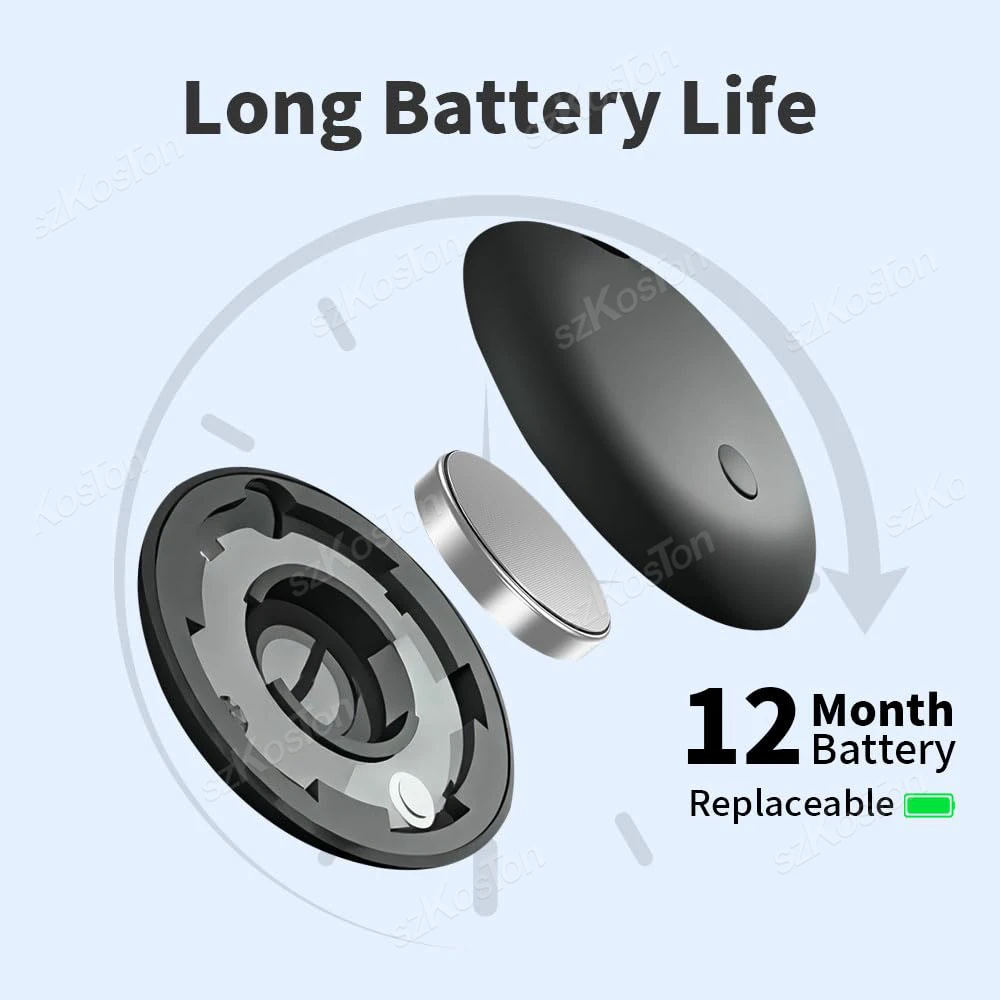 Mini etiqueta Air Tracker funciona con iOS Find My APP buscador GPS Global localizador de artículos para mascotas de coche llavero mochila seguimiento de equipaje - imagen 5