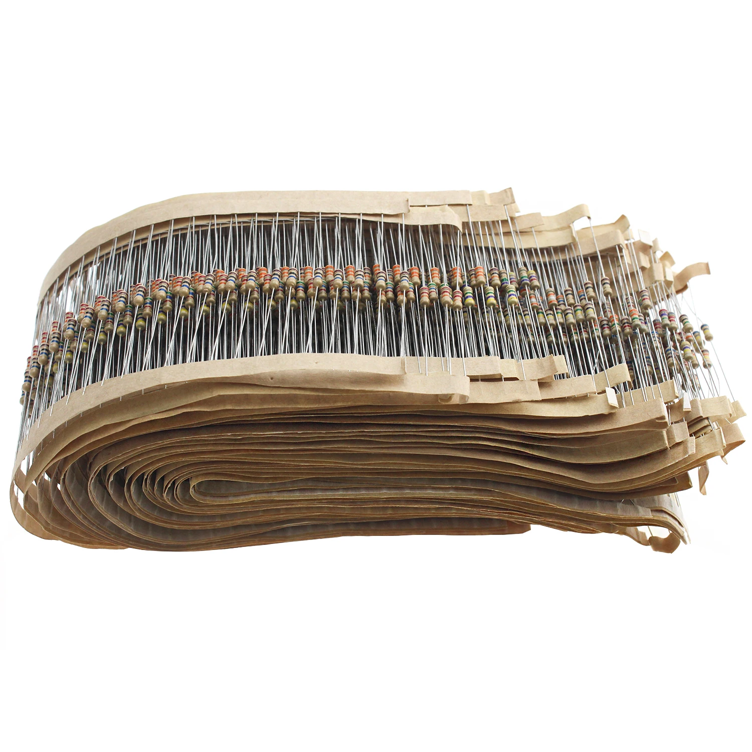 Kit de resistencias de película de carbono, 1/4W, 2500 de tolerancia, 1 piezas Ohm, 50 tipos, 10R, 39R, 680R, 56K, 5% K, 470 M, 3,3 M Ohm, 4,7 Ohm-10M - imagen 2