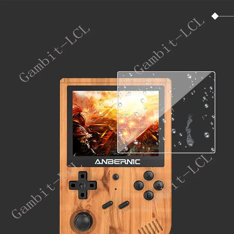 Protector de pantalla para teléfono móvil, película protectora de vidrio templado completo de 3,5 pulgadas para ANBERNIC RG351V RG 351 V RG351 V 9H HD, 2 piezas - imagen 3