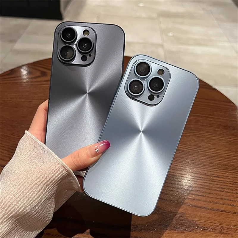 Funda mate con diseño de CD Aurora láser de lujo para iPhone 16, 15, 14, 13, 12, 11 Pro Max 16 Plus, parachoques suave, armadura a prueba de golpes, funda dura - imagen 4