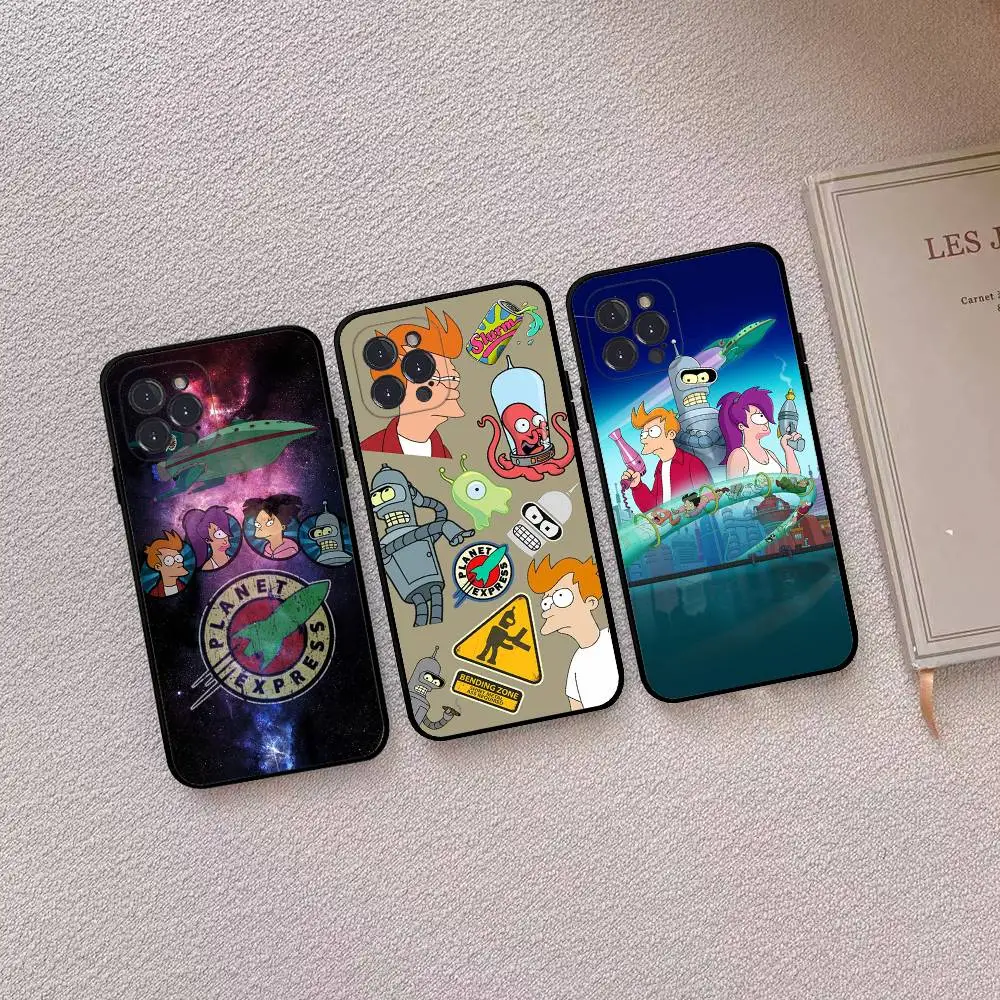 Funda de teléfono de ciencia ficción Sitcom futuramaes para IPhone 17 16 15 14 11 12 13 Mini Pro XS Max Plus Funda Shell - imagen 2