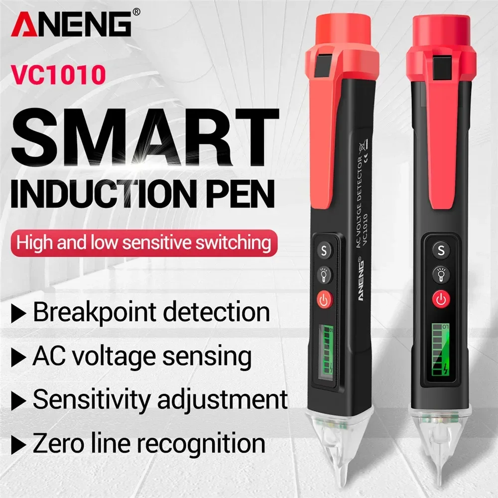 ANENG-kit multímetro de voltaje CA/CC, 6000 recuentos, multímetro de prueba recargable, probador táctil de alta gama, herramientas de corriente DIY - imagen 5