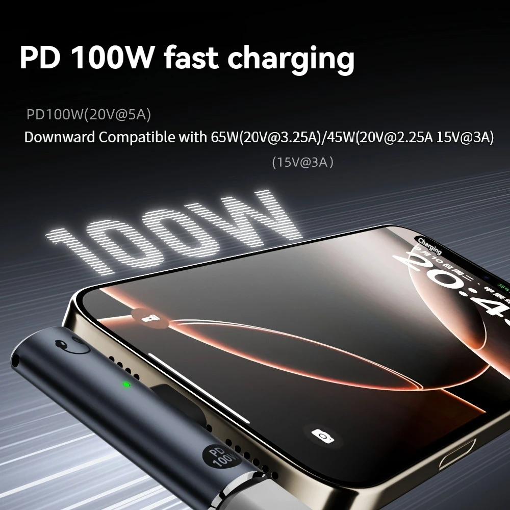 USB C a 3,5 mm para auriculares y cargador Adaptador 2 en 1 Tipo C a conector de audio auxiliar con dongle de carga rápida PD 100 W para computadora portátil móvil - imagen 3