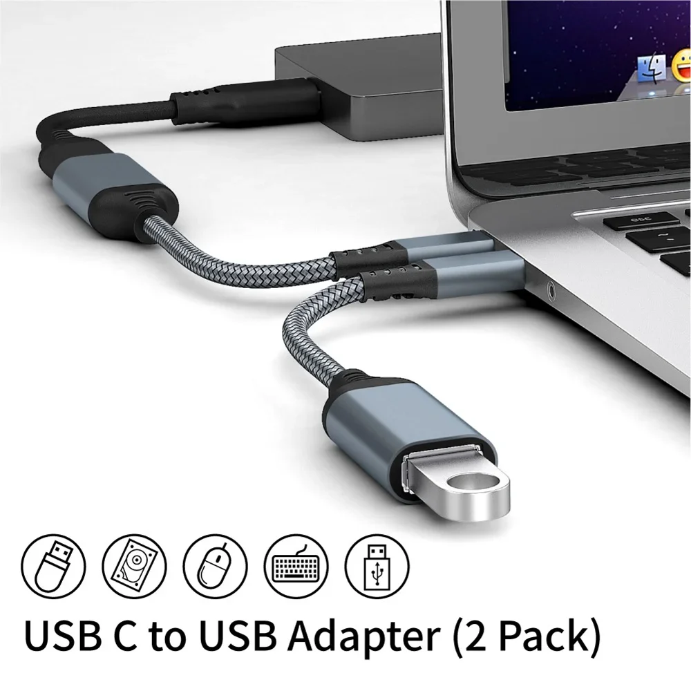 Cable de datos OTG tipo C a USB 3,0, Cable de extensión macho a hembra, Cable adaptador de extensión para teléfono móvil, tableta, PC y coche - imagen 2