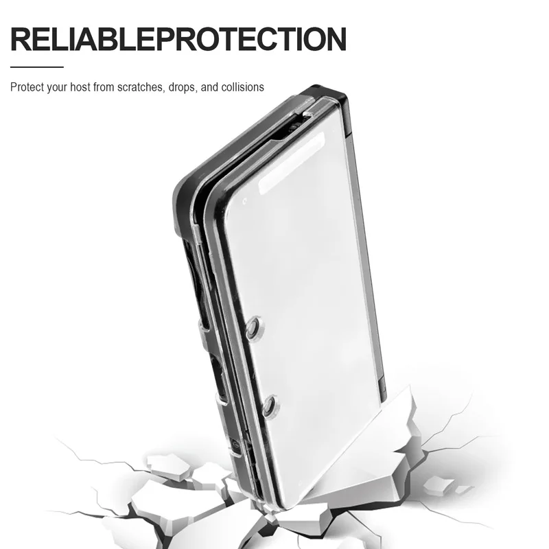 Funda protectora dura transparente para Nintendo 3DS XL LL, accesorio de juego, 1-10 piezas - imagen 4