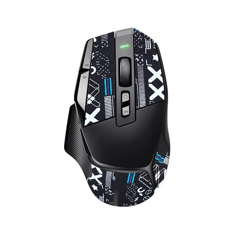 1 Juego de pegatinas antideslizantes para ratón Logitech G502X G502XPLUS, ratón inalámbrico con cable, cinta antisudor antideslizante, textura exquisita - imagen 2