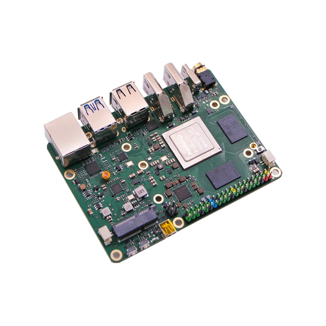 Radxa ROCK 5B RK3588 Rockchip CPU SBC de 8 núcleos, salida HDMI 8K, conector de tecla M.2 M con PCIe 3.0, opción de 4/8/16/32GB, placa única - imagen 4