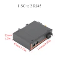 1 SC to 2 RJ45